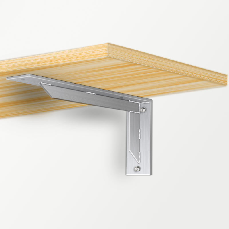 304加厚不锈钢l型支架重型打孔承重直角墙上壁挂三角支撑桌面托架