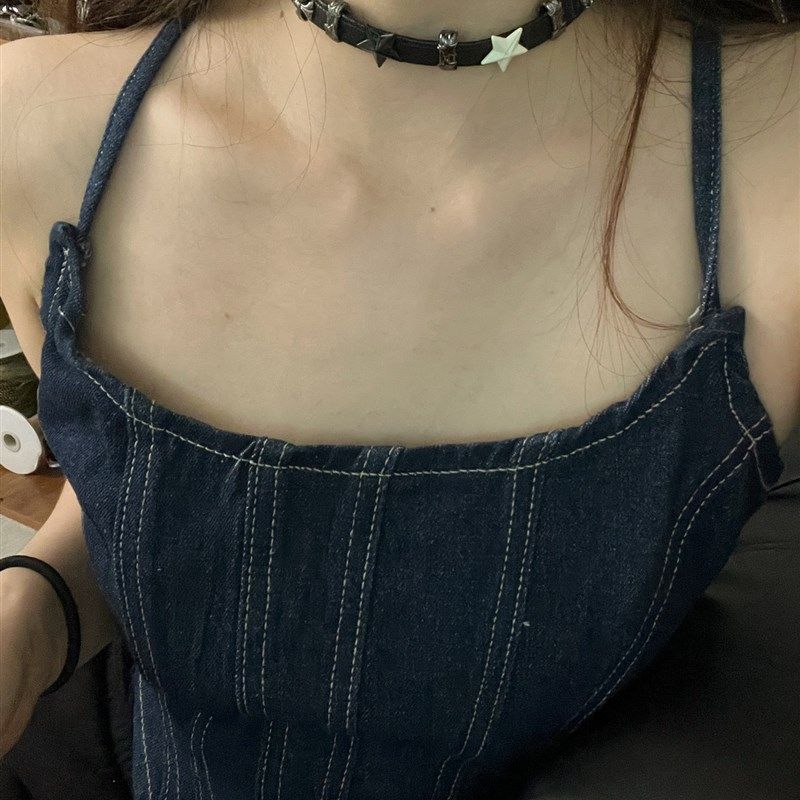 重工星星y2k亚文化暗黑辣妹百搭甜酷风高级感项圈颈链设计感项链