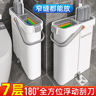 一拖净拖布免手洗平板懒人墩布桶拖地神器 佳帮手拖把家用2022新款