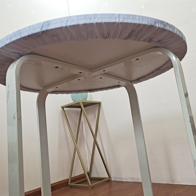 大理石纹茶几布松紧带全包边圆几垫小圆桌布防水防烫免洗桌布桌套,居家布艺,茶几垫,淘宝优惠券,粉丝福利购,淘宝优惠卷