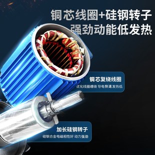 沪工连体铝壳提升机220v小型吊机家用带跑车卷扬机电动葫芦起重机