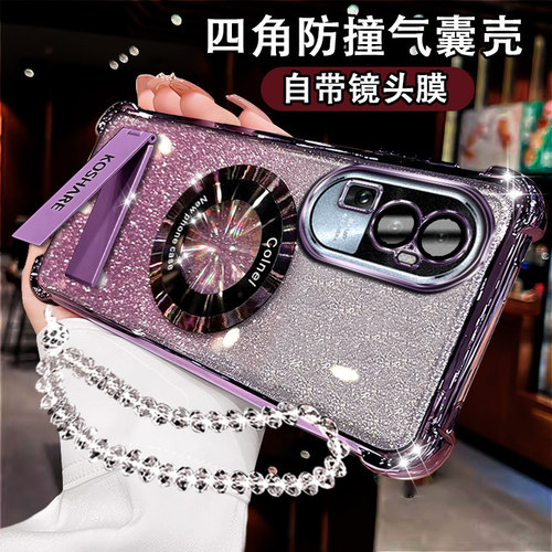 适用oppoReno10手机壳折叠支架