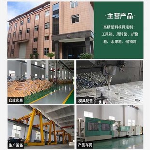 仿木纹水果收纳筐 家用杂物折叠收纳盒塑料箱 带盖箩筐物流周转筐