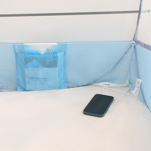 免安装 蒙古包蚊帐家用2024新款 简易儿童防摔全底婴儿防尘顶布挡灰