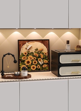 中古风钥匙收纳玄关摆件入户门装饰画鞋柜置物架搬家乔迁新居礼物