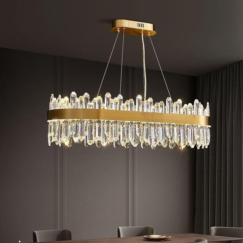 客厅水晶吊灯轻奢大厅主灯2024年新款现代简约大气家用高档餐厅灯