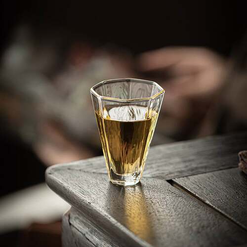 高硼硅玻璃茶杯家用透明品茗杯功夫茶具主人杯个人专用喝茶杯单杯