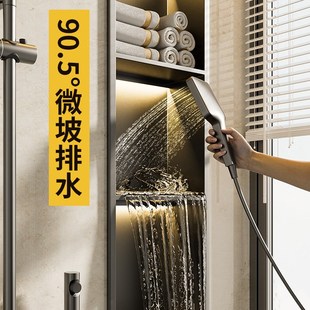 浴室壁龛隔板定制金U属品厕所置物架 304不锈钢壁龛柜卫生间嵌入式