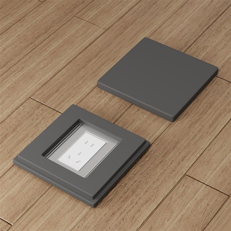 看守所谈a话室软包地插硅胶套防溅盒嵌入式地面插座开关保护罩盖