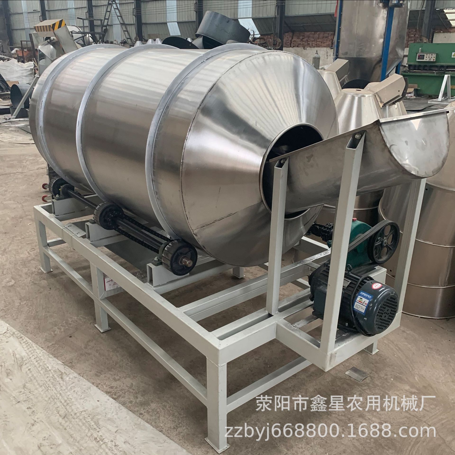 多功能饲料添加剂混合机卧式加长滚筒不锈钢食品调味料白糖搅拌机