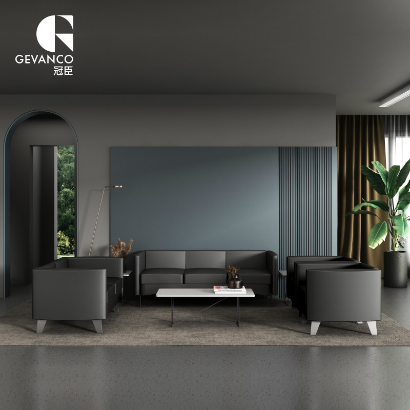 冠臣沙发办公室沙发茶几现代单人位三人位商务会客接待,商业/办公家具,沙发,淘宝优惠券,粉丝福利购,淘宝优惠卷