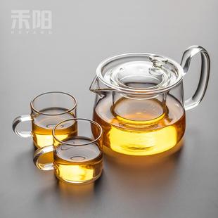 过滤花茶壶泡茶壶泡茶器花茶壶小茶具 茶壶单壶耐高温玻璃家用套装