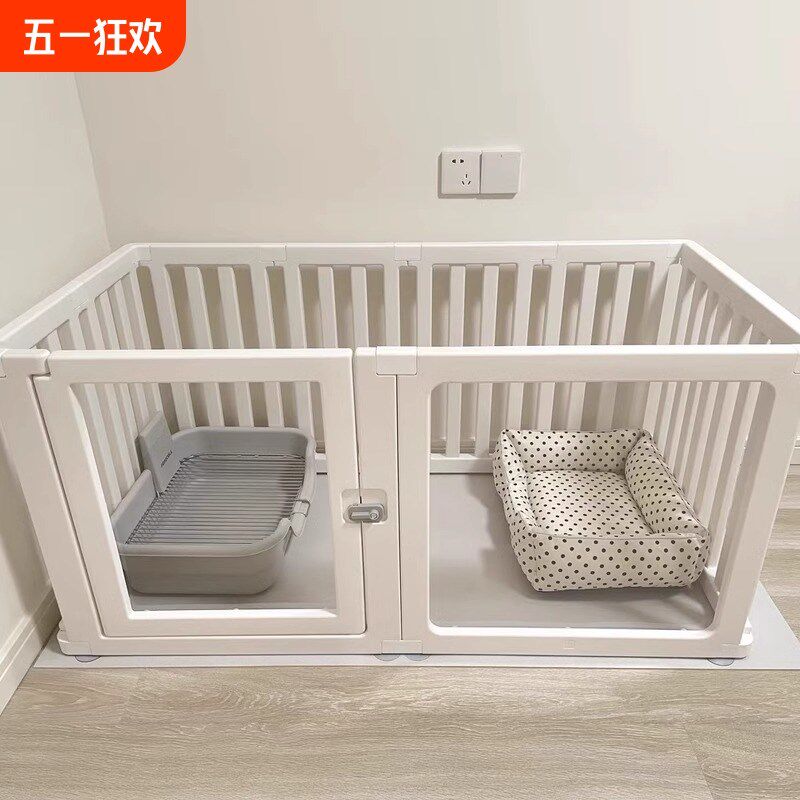 宠物围栏狗狗室内狗笼小型犬栅栏室内专用L围挡狗笼子家用狗窝栅