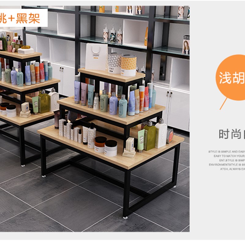 精品鞋店展架货架展示架t化妆品展柜展示柜仓储铁架轻型货架置物
