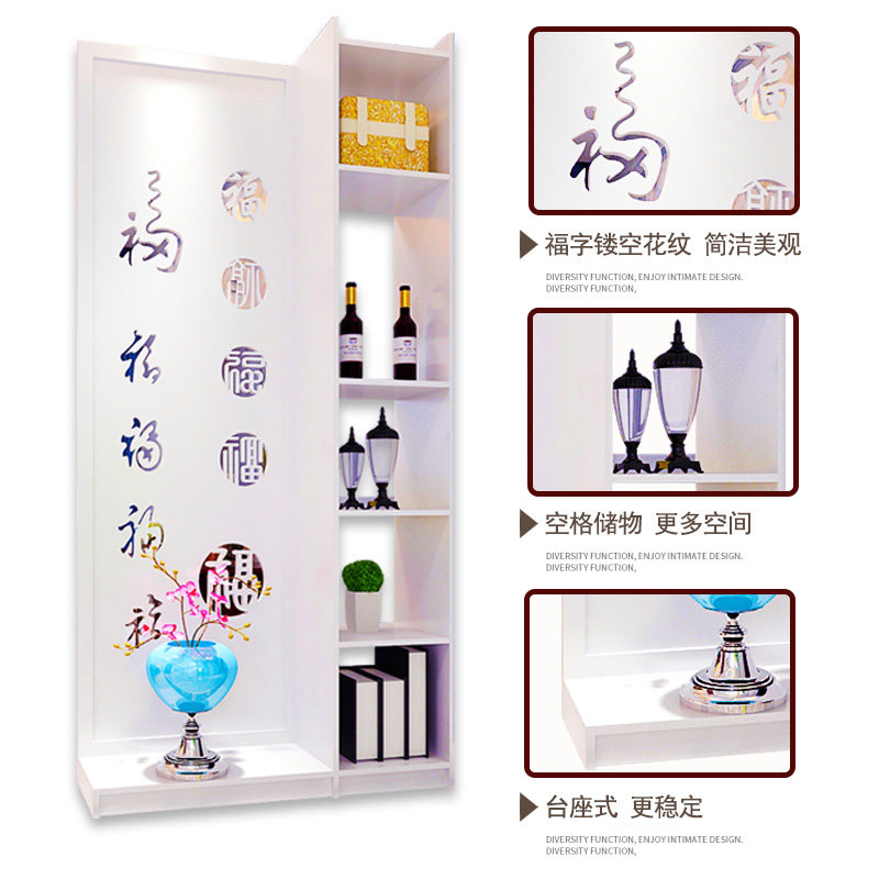 玄关现代中式简约家具时尚屏风隔断客厅卧室餐厅镂空Y座屏风隔断