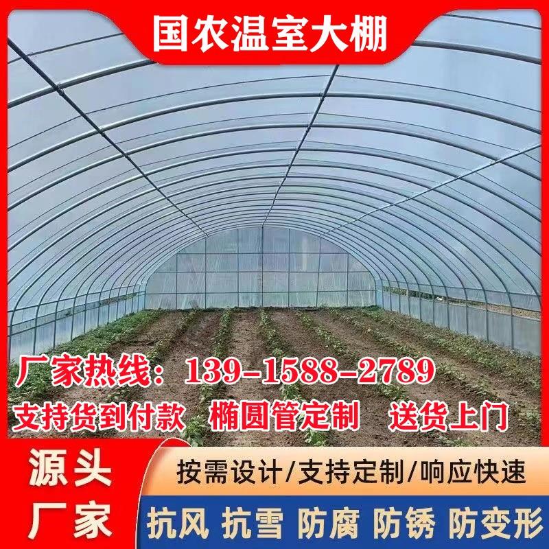 温室大棚骨架钢管养殖种植家用全套猪鸡舍钢架连栋配件简易蔬菜棚