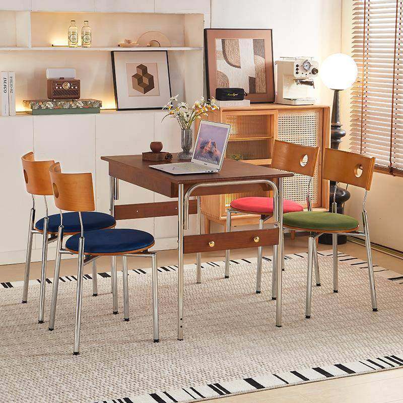 中古餐椅设计师实木复古椅子包豪斯极简单人书桌椅家用靠背餐桌椅,住宅家具,餐椅,淘宝优惠券,粉丝福利购,淘宝优惠卷