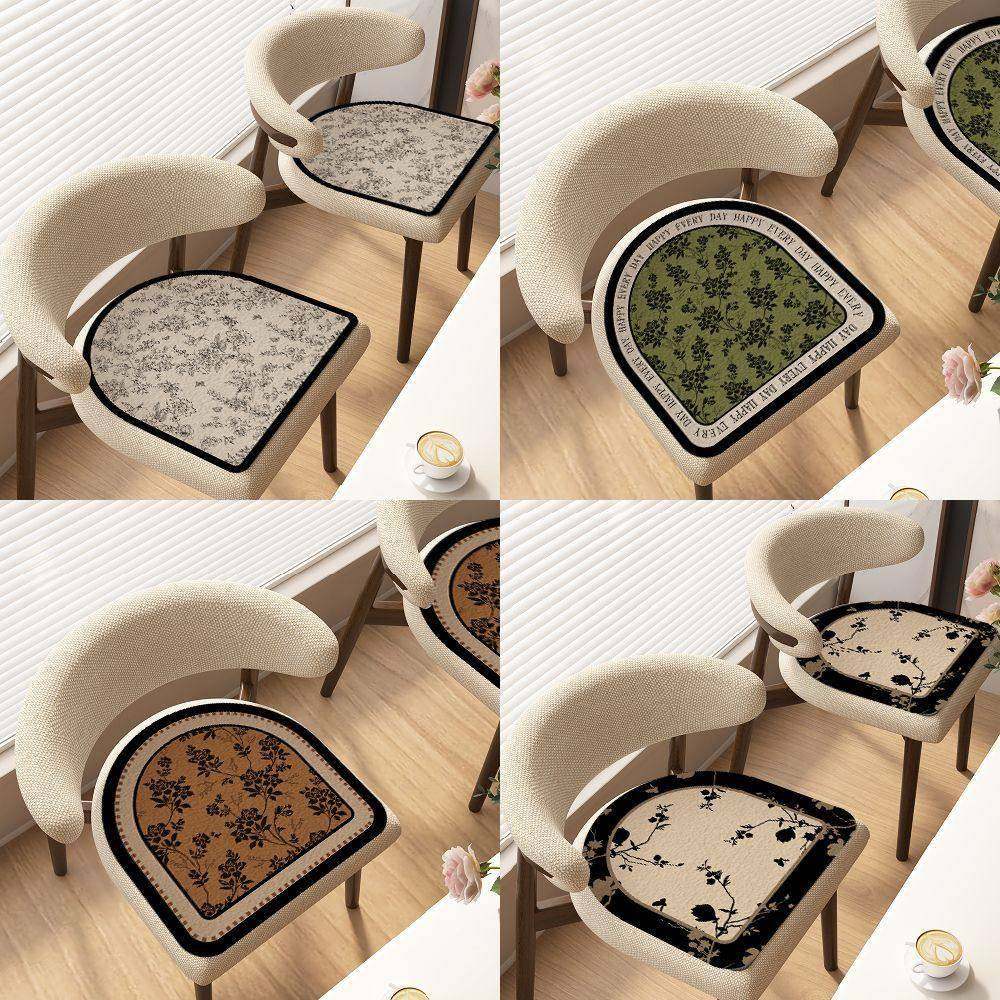 复古欧式印花坐垫餐桌椅坐垫屁股垫椅子垫四季通用薄绒柔软垫子,居家布艺,椅垫,淘宝优惠券,粉丝福利购,淘宝优惠卷
