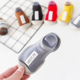 婴儿学步袜春秋夏季软底宝宝幼y儿童室内防滑隔凉地板防掉小孩鞋