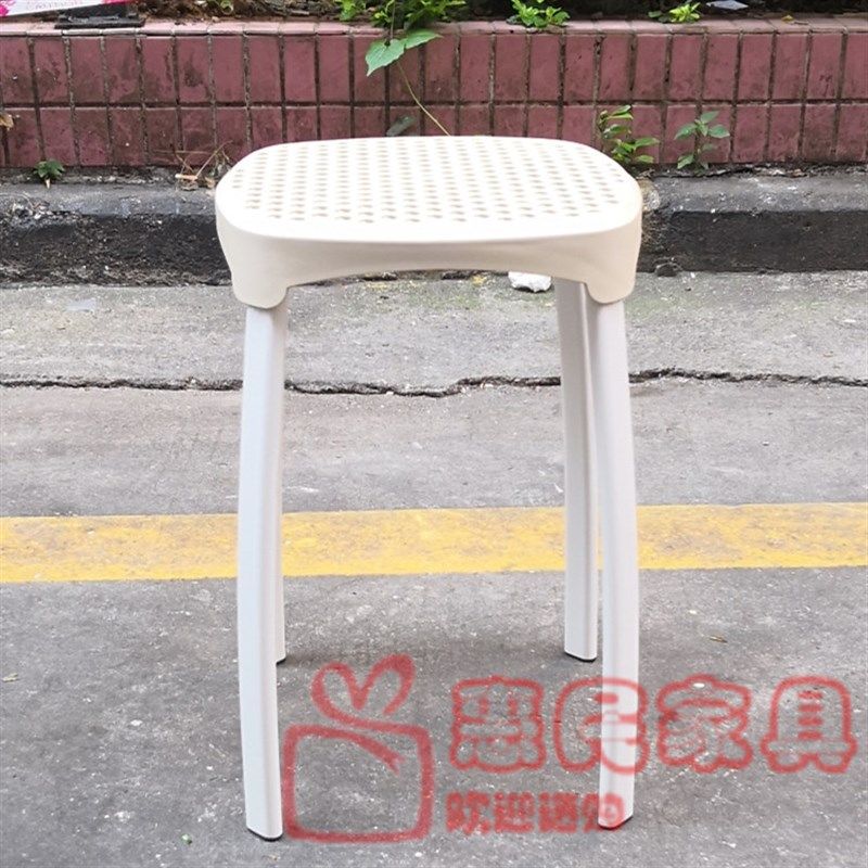 深圳 网孔时尚 铁脚 透气v 胶面 白色 凳子 餐凳 椅子 餐椅