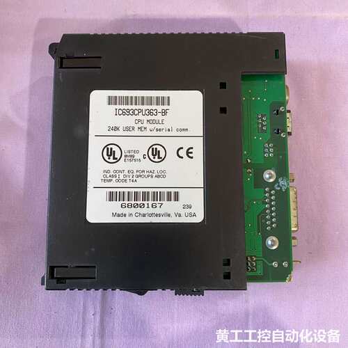 GE可编程控制器模块IC693CPU363-BF，240K用