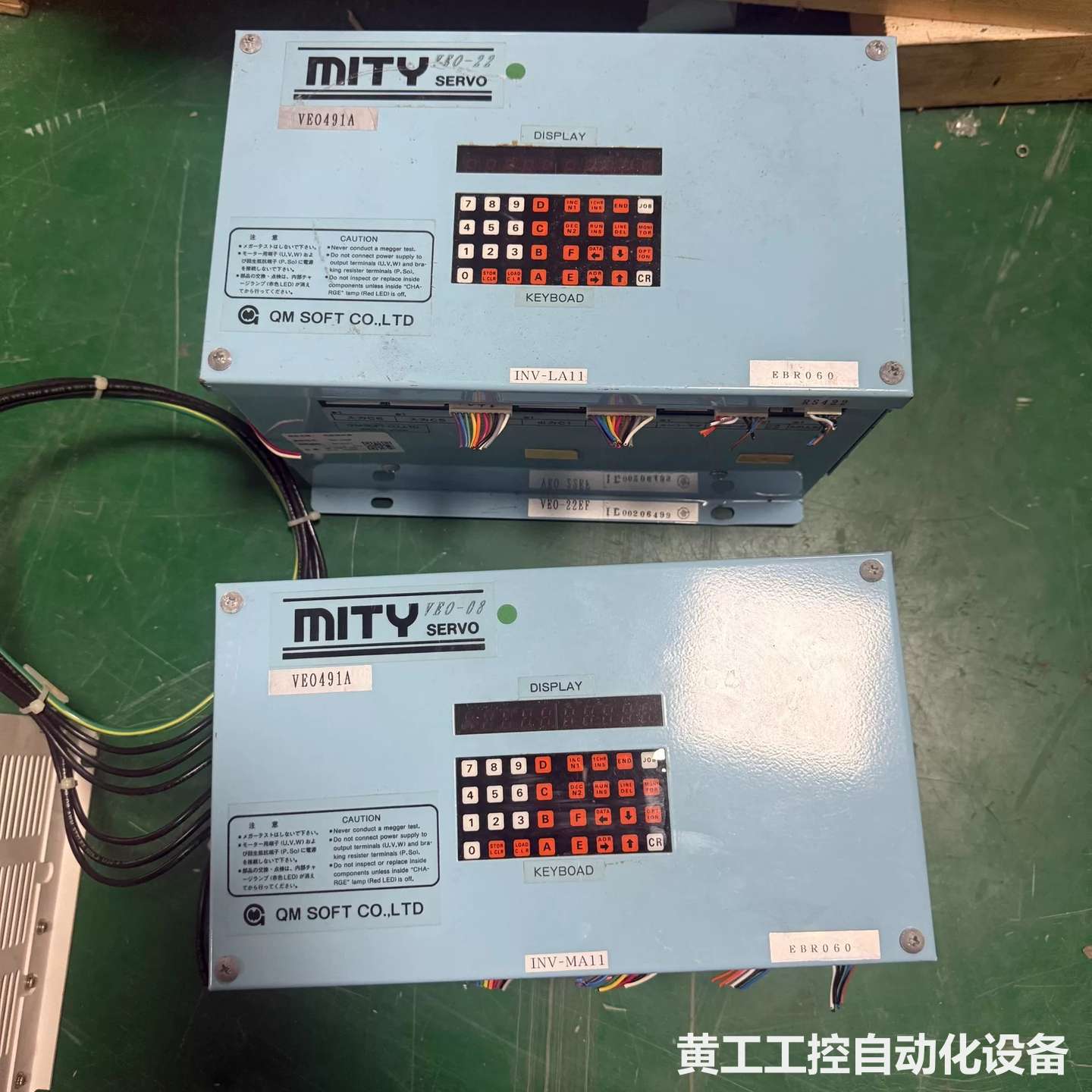 日本QM SOFT MITY软磁伺服驱动器VE0-08EF,