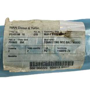 MAN L21/31 SCREW FOR CONNECTIN