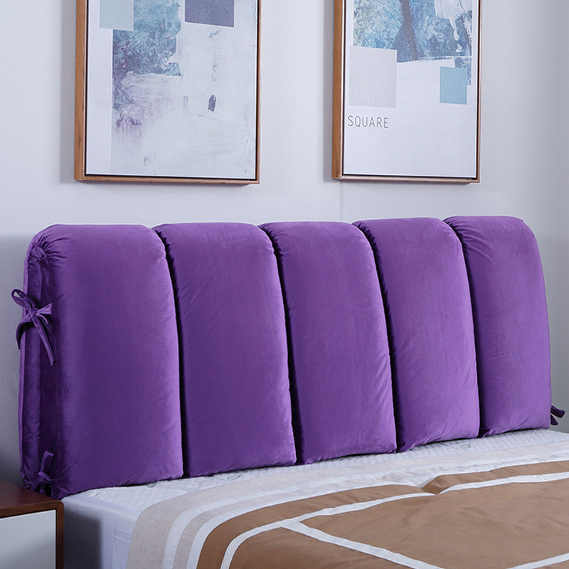 布艺床头软包靠垫大靠背简约现代床头板罩套订做可拆洗防撞公主风,居家布艺,床头靠垫,淘宝优惠券,粉丝福利购,淘宝优惠卷