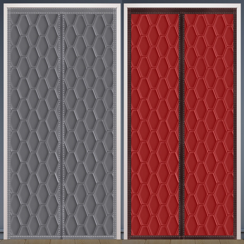 棉门帘冬季加厚保暖家用保温防风隔音磁吸免打孔挡寒风隔冷隔断帘