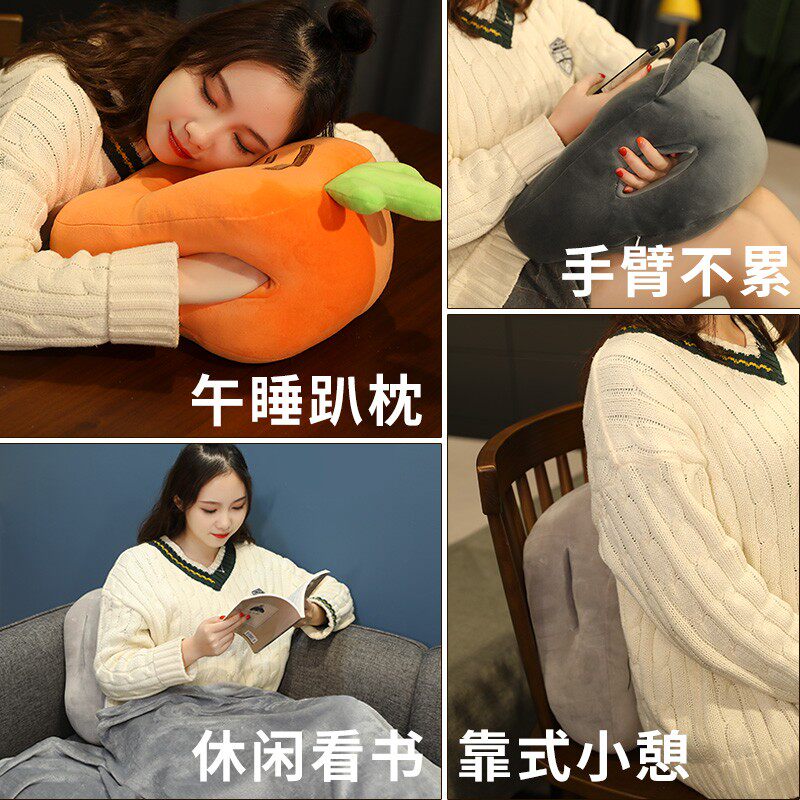 午睡枕趴睡枕学生办公室午休趴着桌子女生睡觉神器暖手抱枕男生款