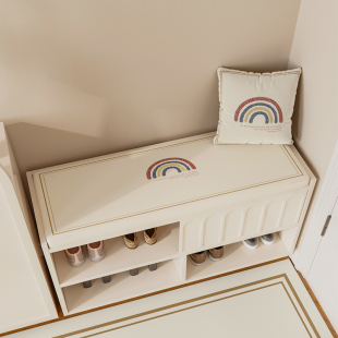 门口鞋柜垫子坐垫pu皮革防水免洗可定制卡座软包入户门换鞋凳坐垫