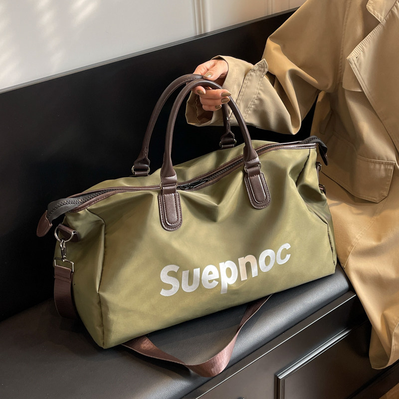 短途旅行包男款大容量健身包女高级感行李包手提收纳袋斜挎出差包