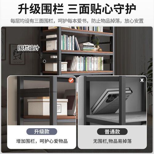 货架置物架落地多层书架收纳架家用架子展示架超市仓库阳台储物架