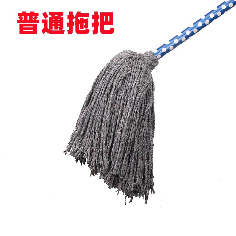 家用纯棉线拖把普通老式墩布全棉布条吸水大拖布圆头地拖酒店物业