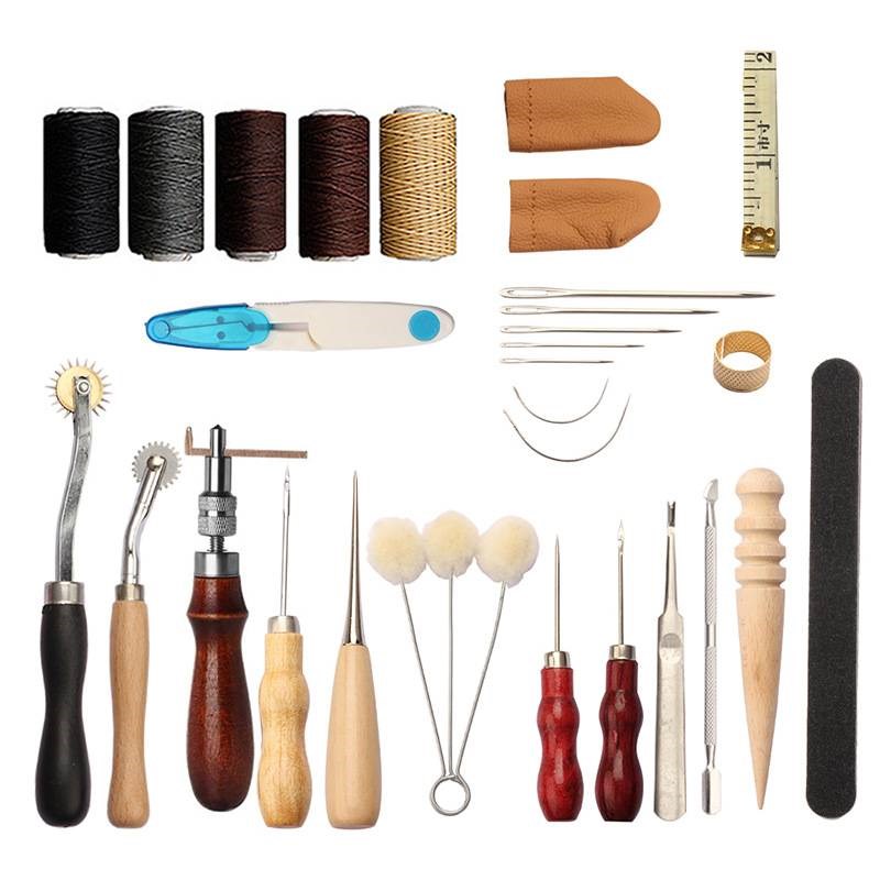 皮革工具手工皮具制作套装 手工皮革DIY工具套装S手工工艺皮包中