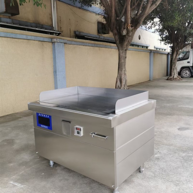 厨皇嫂商用电磁扒炉铁板烧牛排炉大型日式食品加工柜W式台式可定