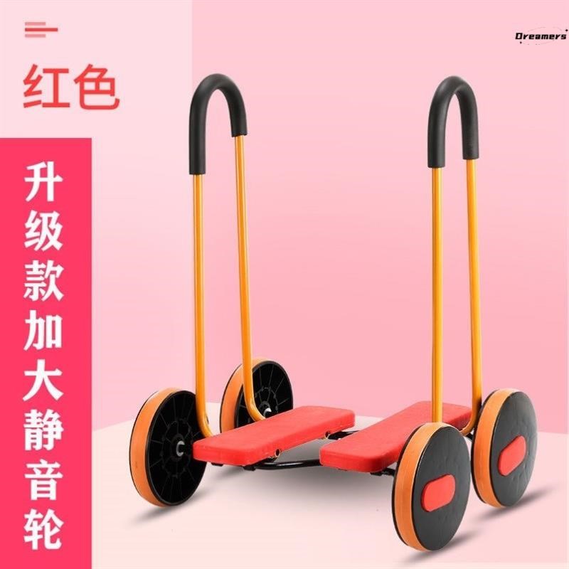 。儿童平衡踩踏车小孩车子脚踏幼儿体H能训练器T材平衡车改装四轮