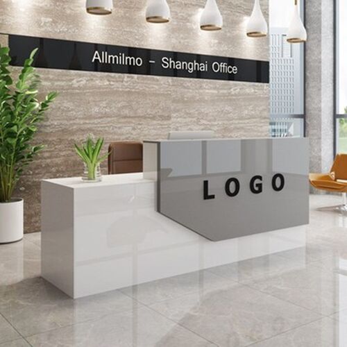前台接待台吧柜台桌商场办公桌超市简约便利M店迎宾台店铺收银台