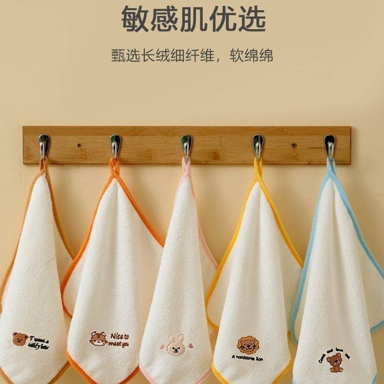 宝宝专用洗脸巾洗浴毛巾婴儿新生儿柔软小方巾口水巾婴幼儿童洗澡