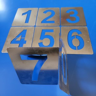 编号牌汽车号码停车位模具喷漆z字展览数字喷漆模板字铁板定制做