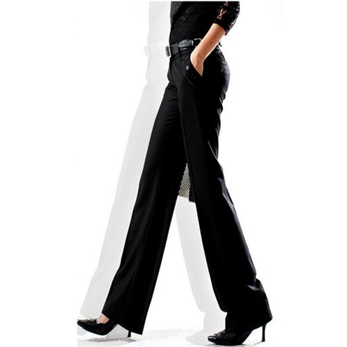 休闲西裤女直筒裤黑色春秋款工作裤女裤职业长裤正装裤