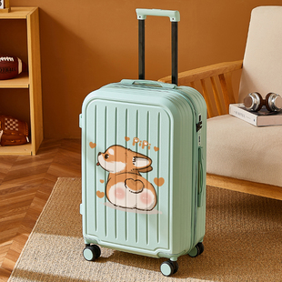 可爱行李箱女2024新款 旅行箱小型登机皮箱子 拉杆箱男结实耐用密码