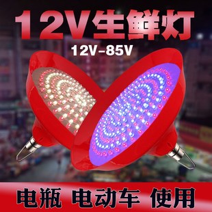 三轮车摆摊专用灯灯带电动三轮车灯泡夜市12地摊灯12v插电伏水果