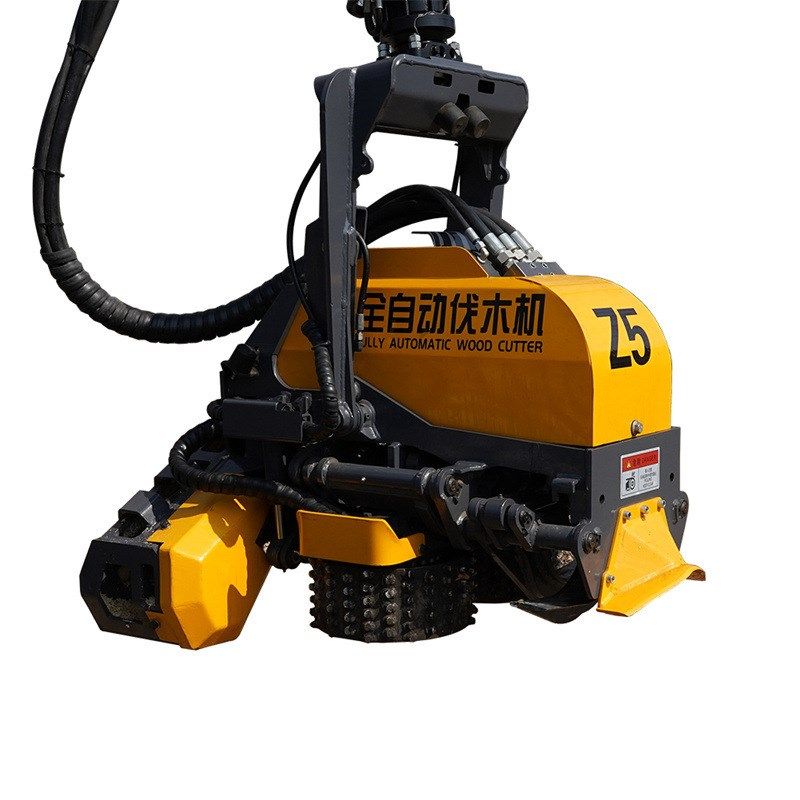 多功能伐木机 挖掘机带动砍树去枝伐木器 林木场用树木截断伐树机