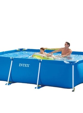 INTEX28270儿童游泳池室内家用支架泳池戏水池加厚户外养鱼池