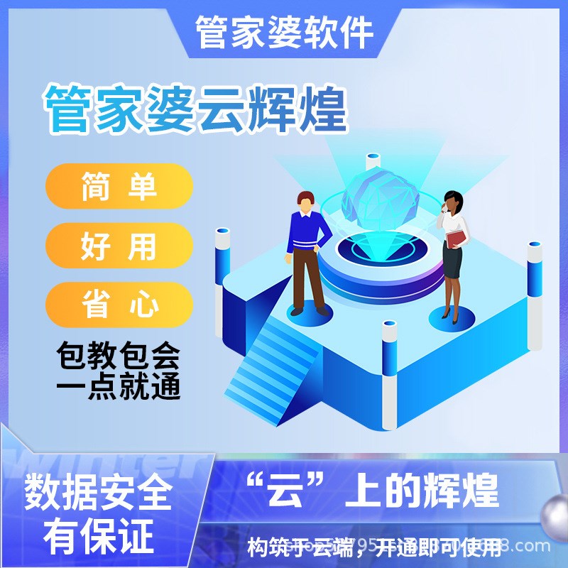 管家婆云辉煌进销存erp仓库库存销售出入库财务管理手机+云端电脑
