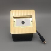 隐藏式 单开门8芯手拉手会议话筒全铜八芯音频数字孔带延长线地插