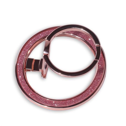 magsafe磁吸手机指环扣支架双环金属桌面闪粉锌合金支架厂家直供