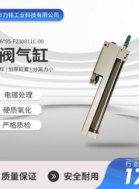 带阀气缸纺织设备气动工具定制MAFV16*95-F230811C-00不锈钢气缸