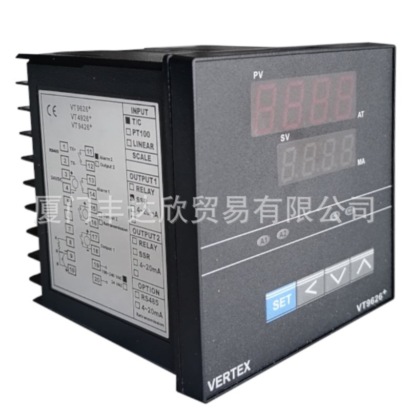 全新有货! 巨诺VERTEX 温控器 VT9626+ T/C RELAY/SSR/4-20MA